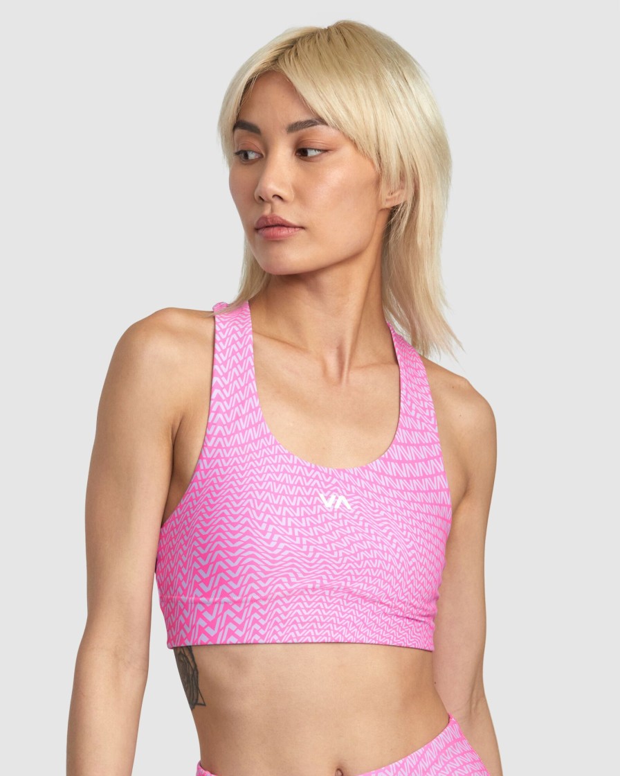 Women RVCA Socks & Underwear | Va Essential Mid Support Sports Bra