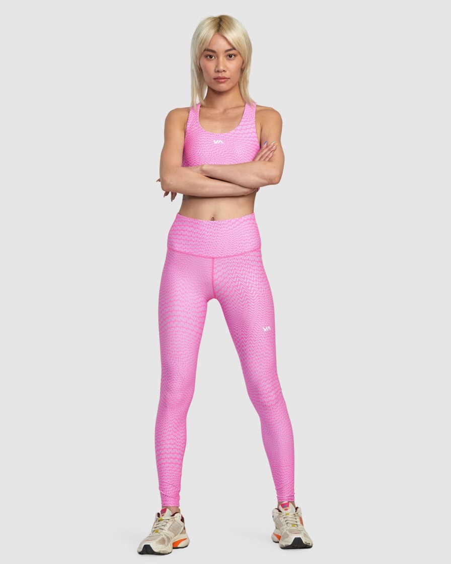 Women RVCA Socks & Underwear | Va Essential Mid Support Sports Bra