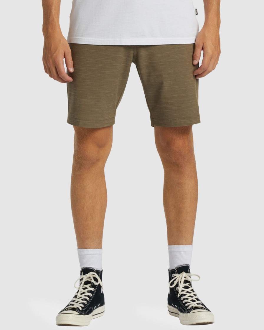 Men BILLABONG Shorts | Crossfire Slub Submersible 19" Shorts