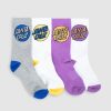 Youth SANTA CRUZ Accessories | Other Dot Crew Sock 2-8 Mlt