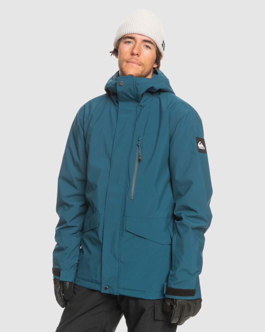 Men QUIKSILVER Jackets | Mens Mission Solid Snow Jacket