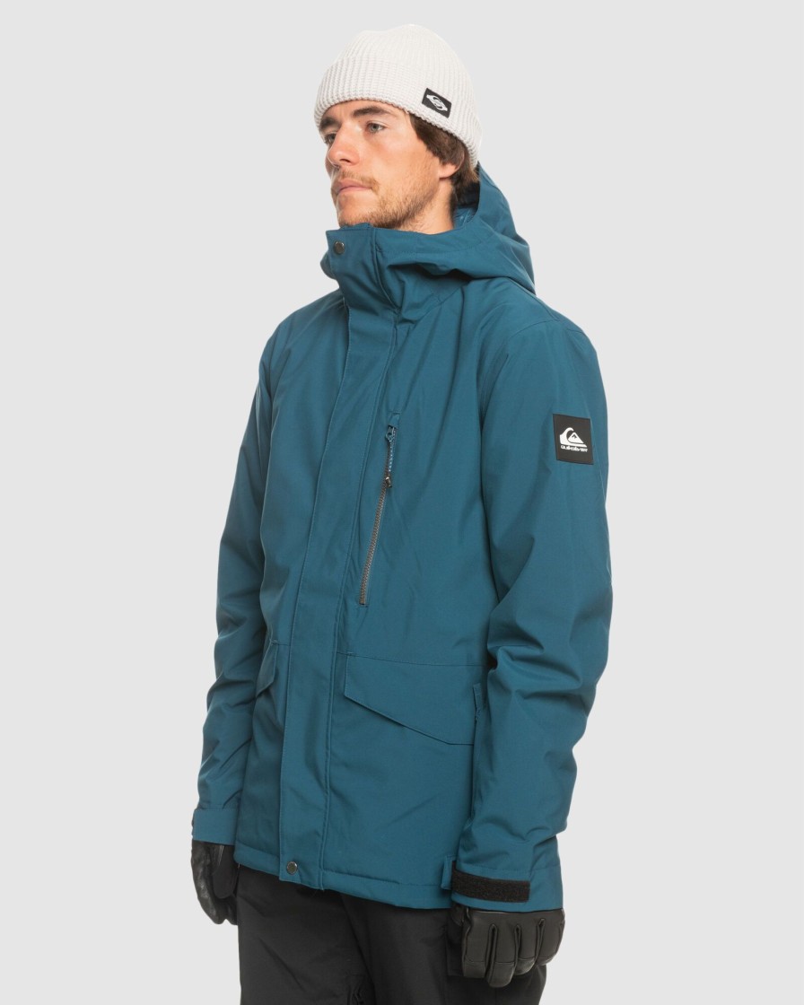 Men QUIKSILVER Jackets | Mens Mission Solid Snow Jacket