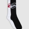 Men QUIKSILVER Socks & Underwear | Mens Saturn Crew Socks