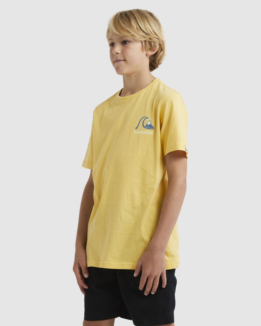 Youth QUIKSILVER Clothing | Boys 8-17Circle Back T-Shirt For Boys 8-16