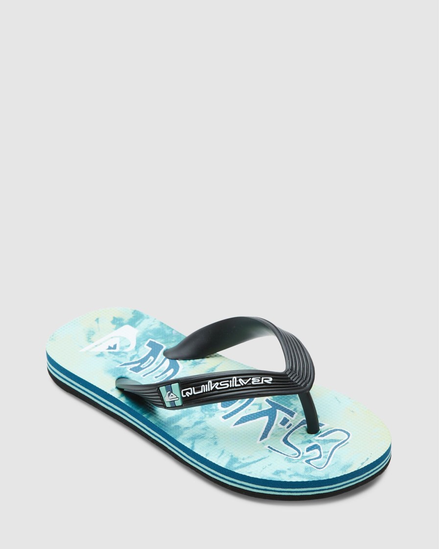 Youth QUIKSILVER Footwear | Boys Molokai Art Flip-Flops