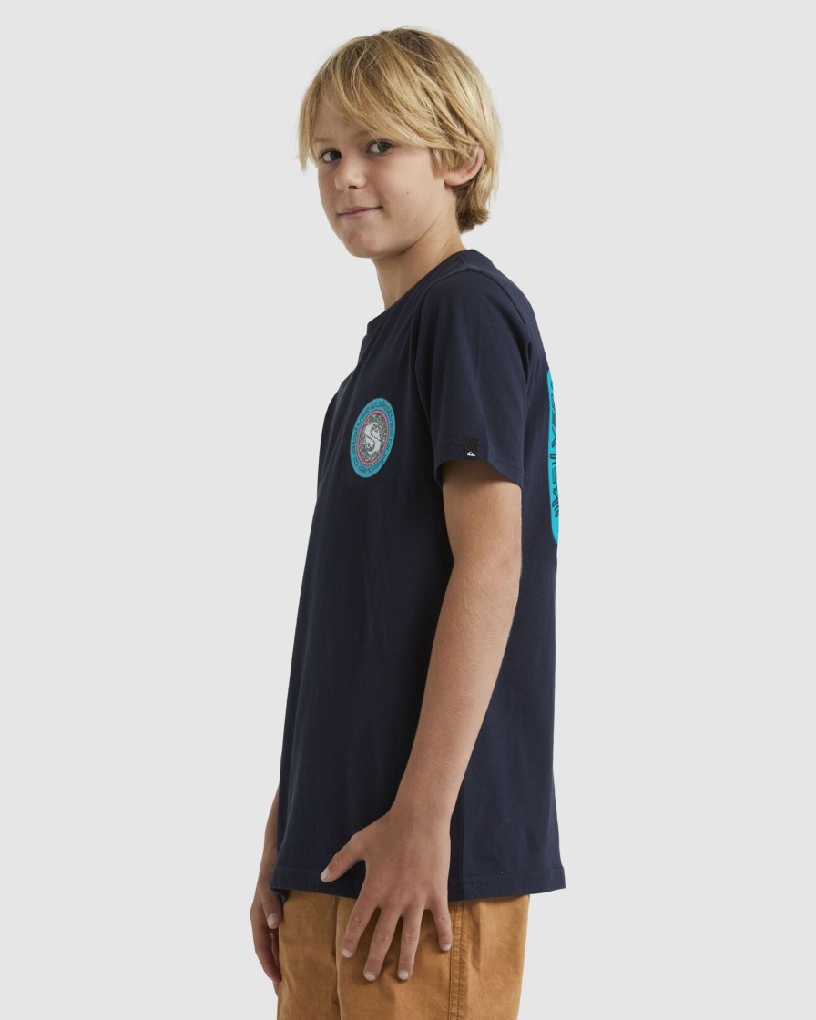 Youth QUIKSILVER Clothing | Boys 8-16 Omni Circle T-Shirt For Boys 8-16