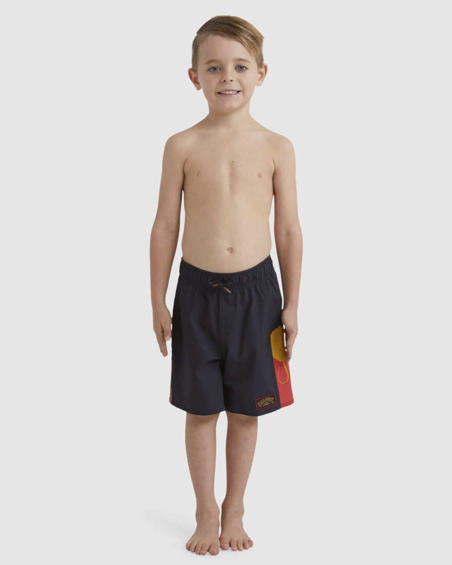 Youth BILLABONG Clothing | Boys 0-7 King Stingray Dbah Layback Boardshorts