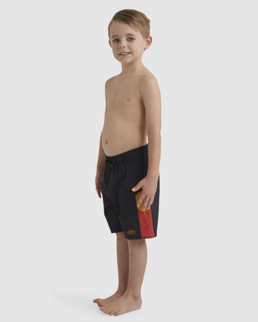 Youth BILLABONG Clothing | Boys 0-7 King Stingray Dbah Layback Boardshorts