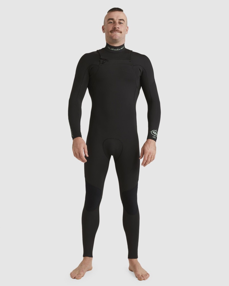 Men QUIKSILVER Wetsuits | Mens 3/2Mm Everyday Sessions Chest Zip Wetsuit