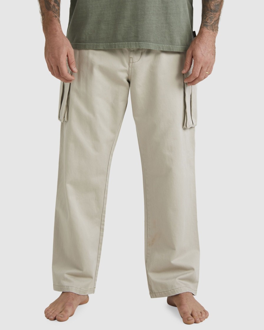 Men QUIKSILVER Pants | Mens Mikey Cargo Trousers