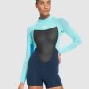 Women ROXY Wetsuits | Womens 2/2Mm Prologue Back Zip Long Sleeve Springsuit