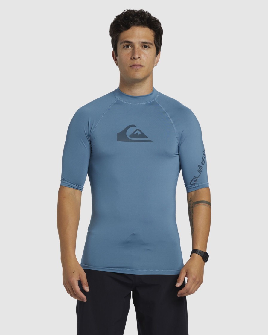 Men QUIKSILVER Rashvests | Mens All Time Short Sleeve Rash Vest