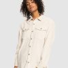 Women ROXY Tops | Womens Let It Go Corduroy Long Sleeve Shirt