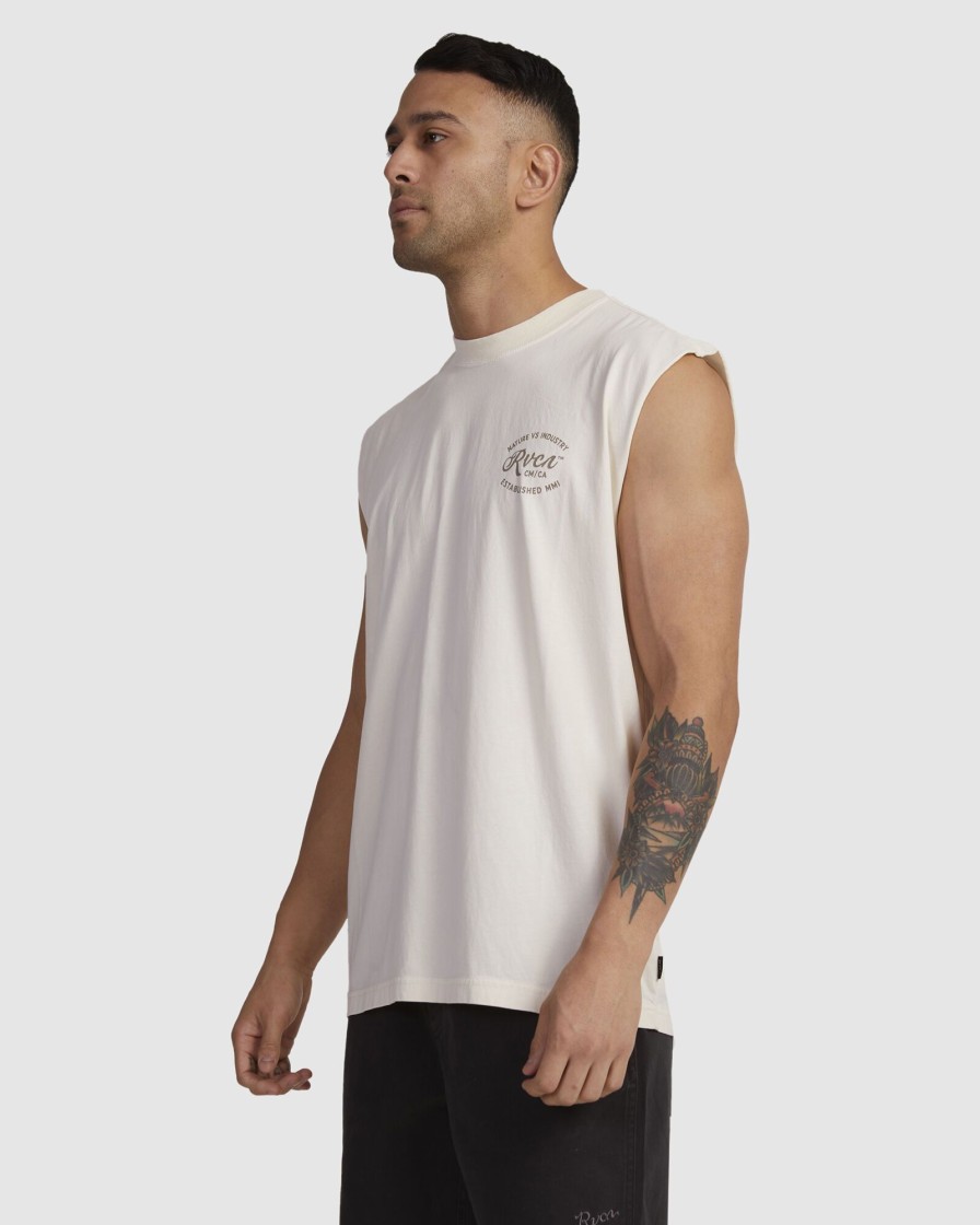 Men RVCA Singlets & Tanks | Cafe Muscle