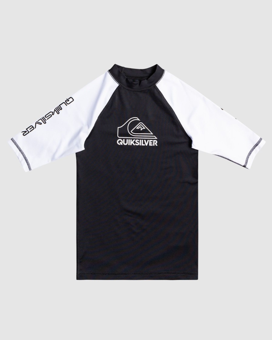 Youth QUIKSILVER Clothing | Boys 8-16 On Tour Short Sleeve Rash Vest