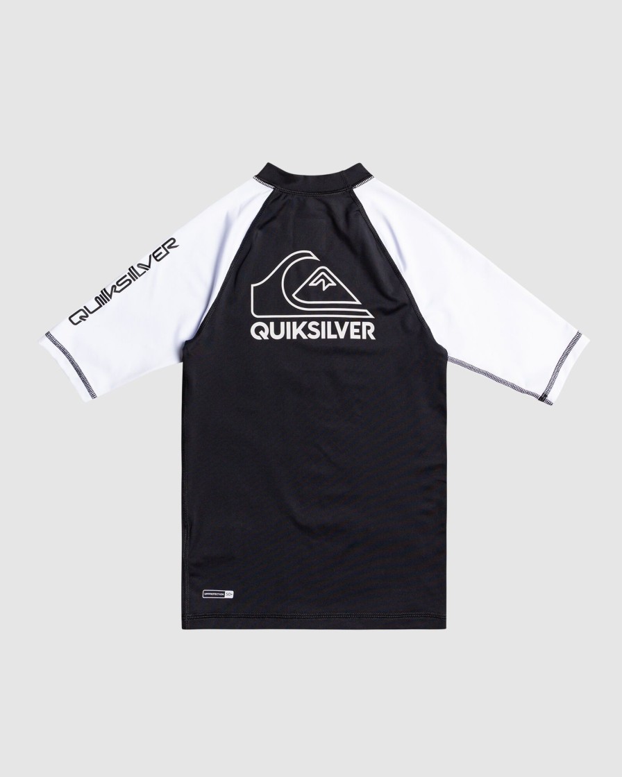 Youth QUIKSILVER Clothing | Boys 8-16 On Tour Short Sleeve Rash Vest