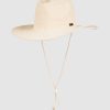 Women ROXY Headwear | Womens Sunny Kisses Straw Sun Hat