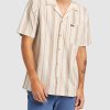 Men WRANGLER Shirts | Resort Shirt Badlands Stripe