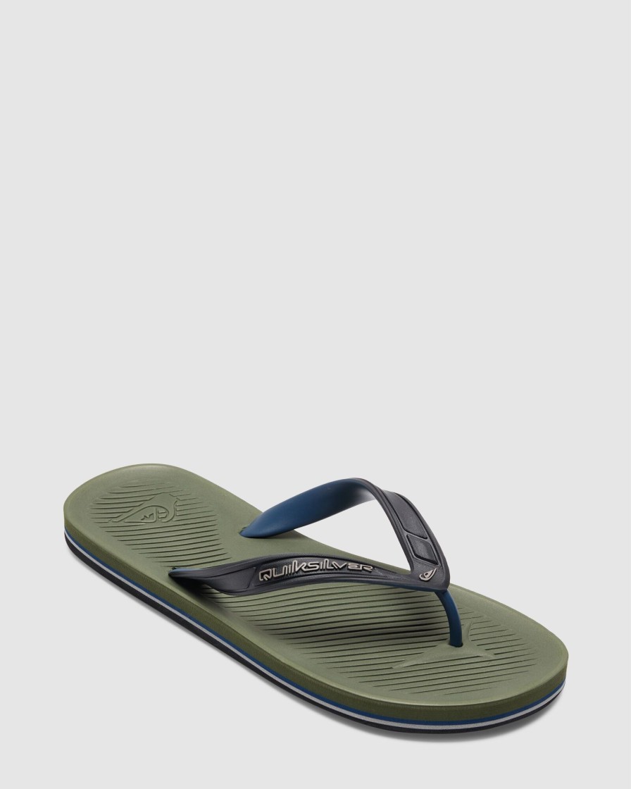 Men QUIKSILVER Thongs | Mens Haleiwa Core Flip-Flops