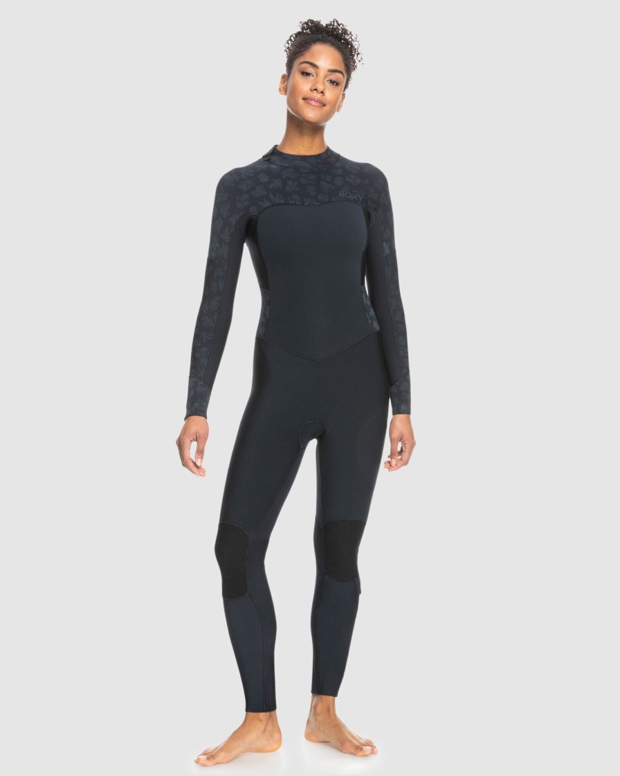 Women ROXY Wetsuits | Womens 3/2Mm Swell Series Back Zip Wetsuit