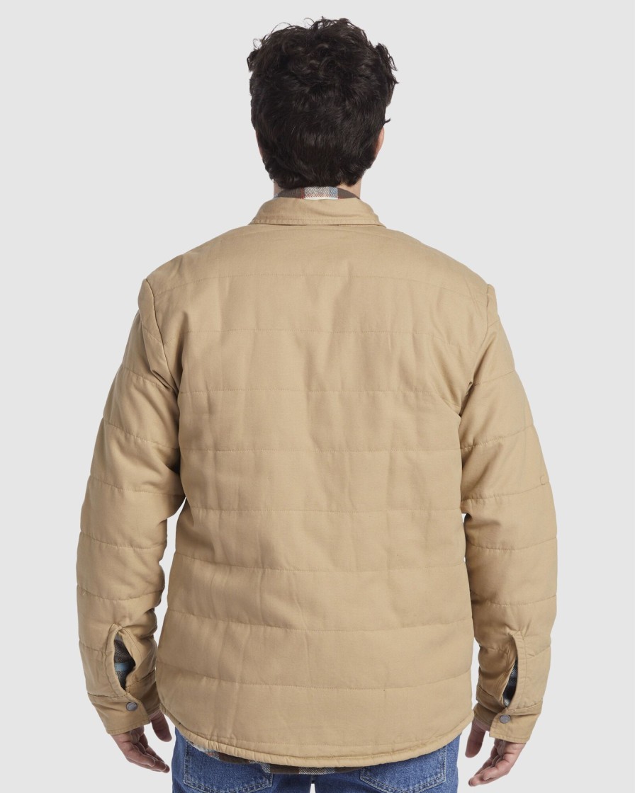 Men QUIKSILVER Jackets | Mens Downrail Upd Canvas Jacket