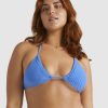 Women BILLABONG Bikini Tops | Terry Rib Remi Tri Bikini Top