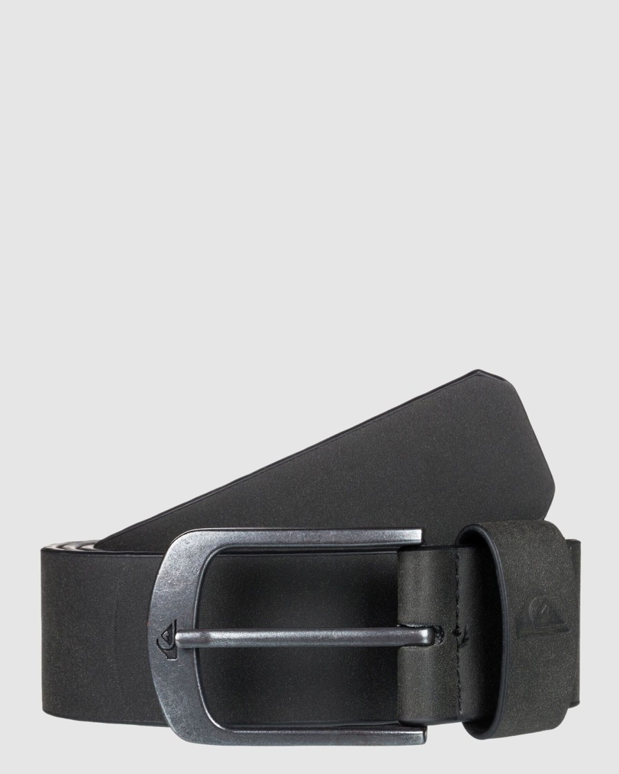 Men QUIKSILVER Belts | Mens Main Street Faux Leather Belt