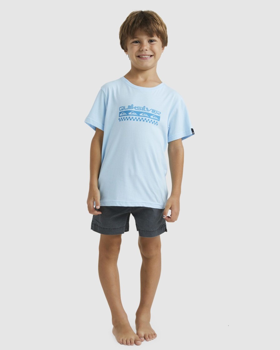 Youth QUIKSILVER Clothing | Boys 2-7 Omni Check Turn T-Shirt