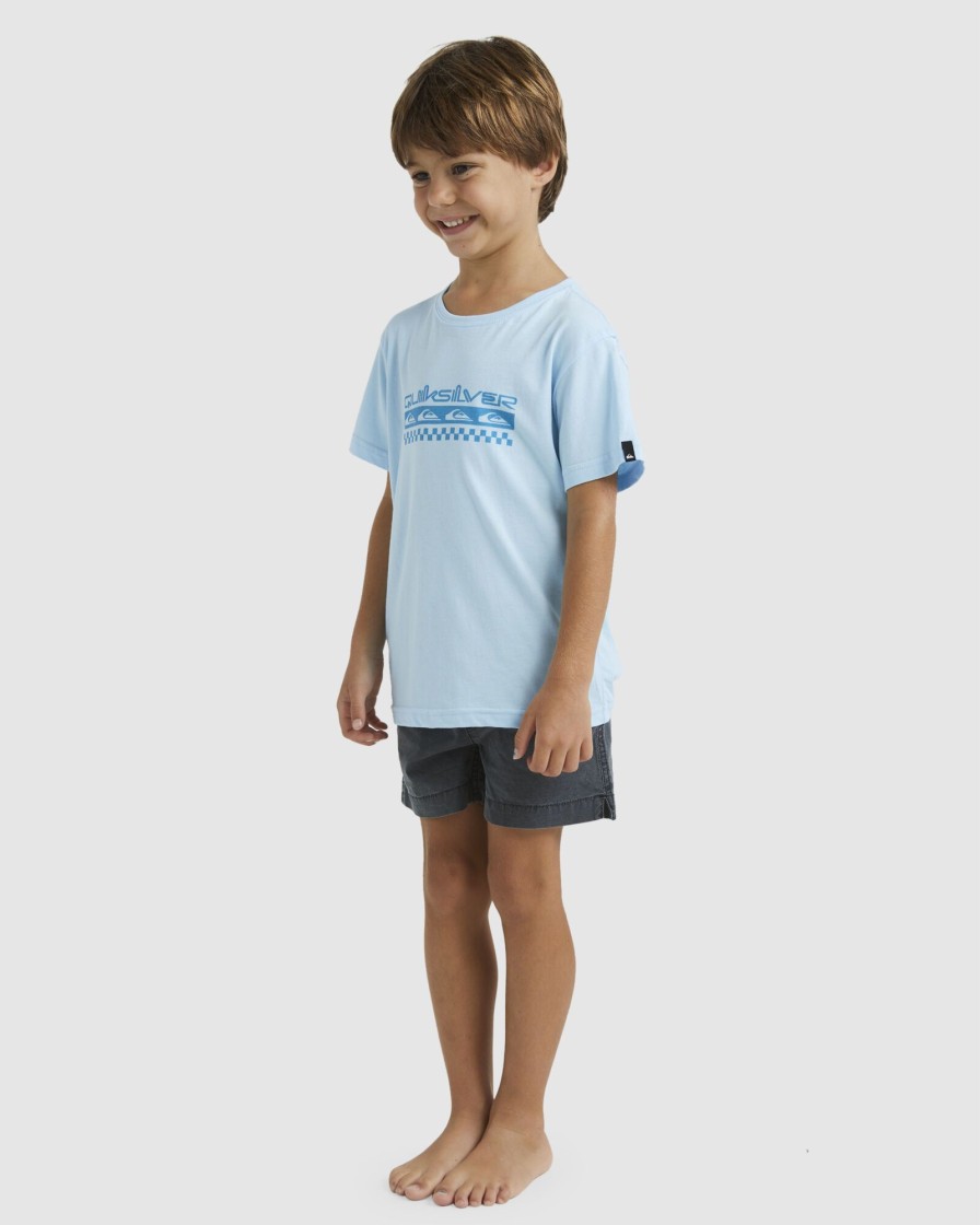 Youth QUIKSILVER Clothing | Boys 2-7 Omni Check Turn T-Shirt