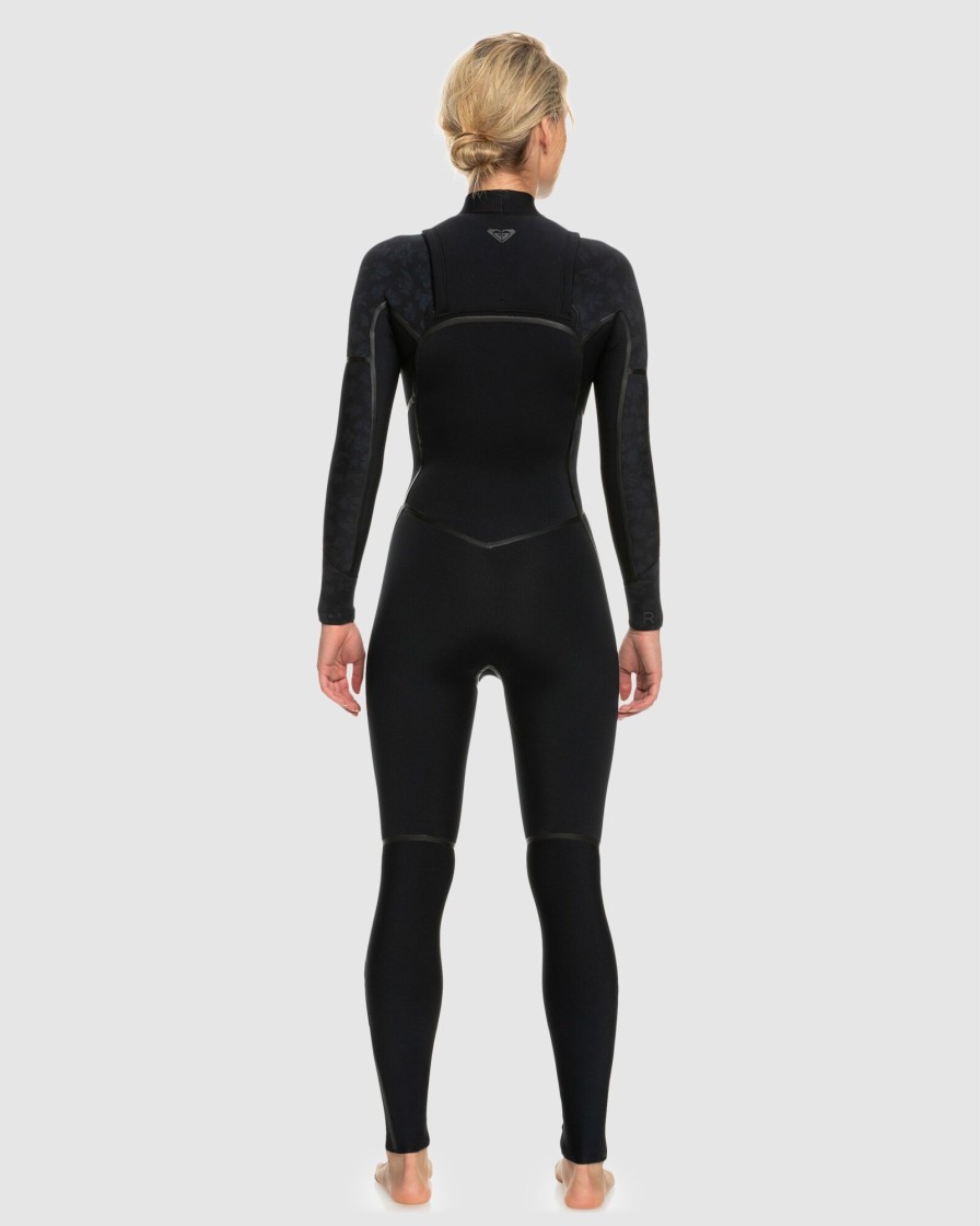 Women ROXY Wetsuits | 4/3Mm Swell Series Chest Zip Wetsuit