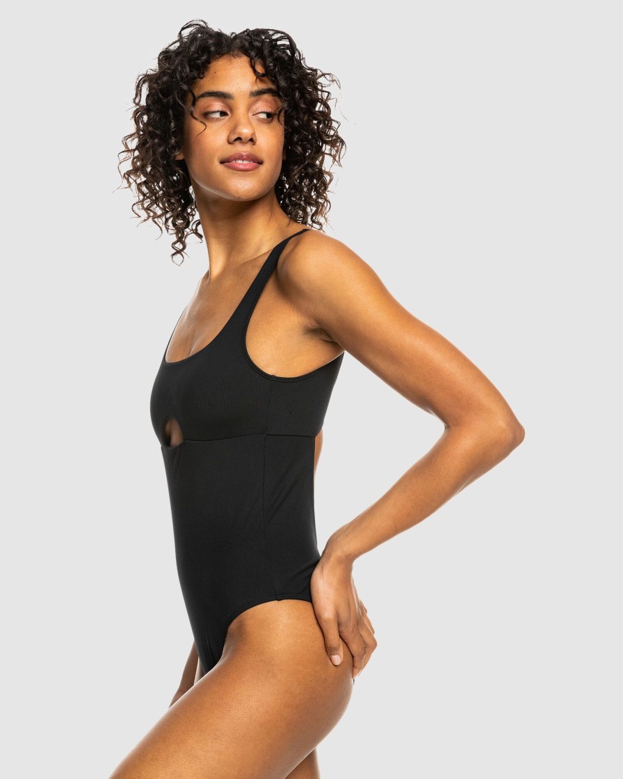 Women ROXY One Pieces | Womens Roxy Pro The Double Line One-Piece Swimsuit