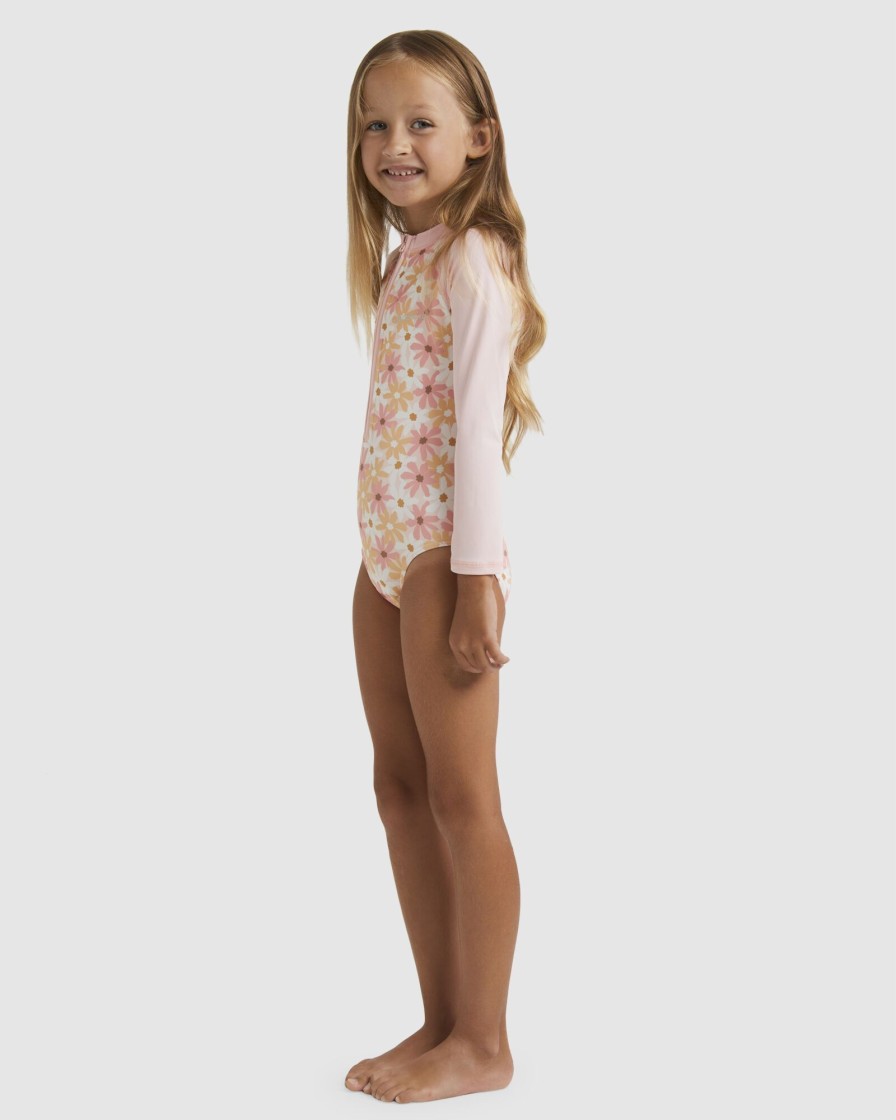 Youth BILLABONG Clothing | Girls 0-5 Little Daisy One Piece Rash Vest