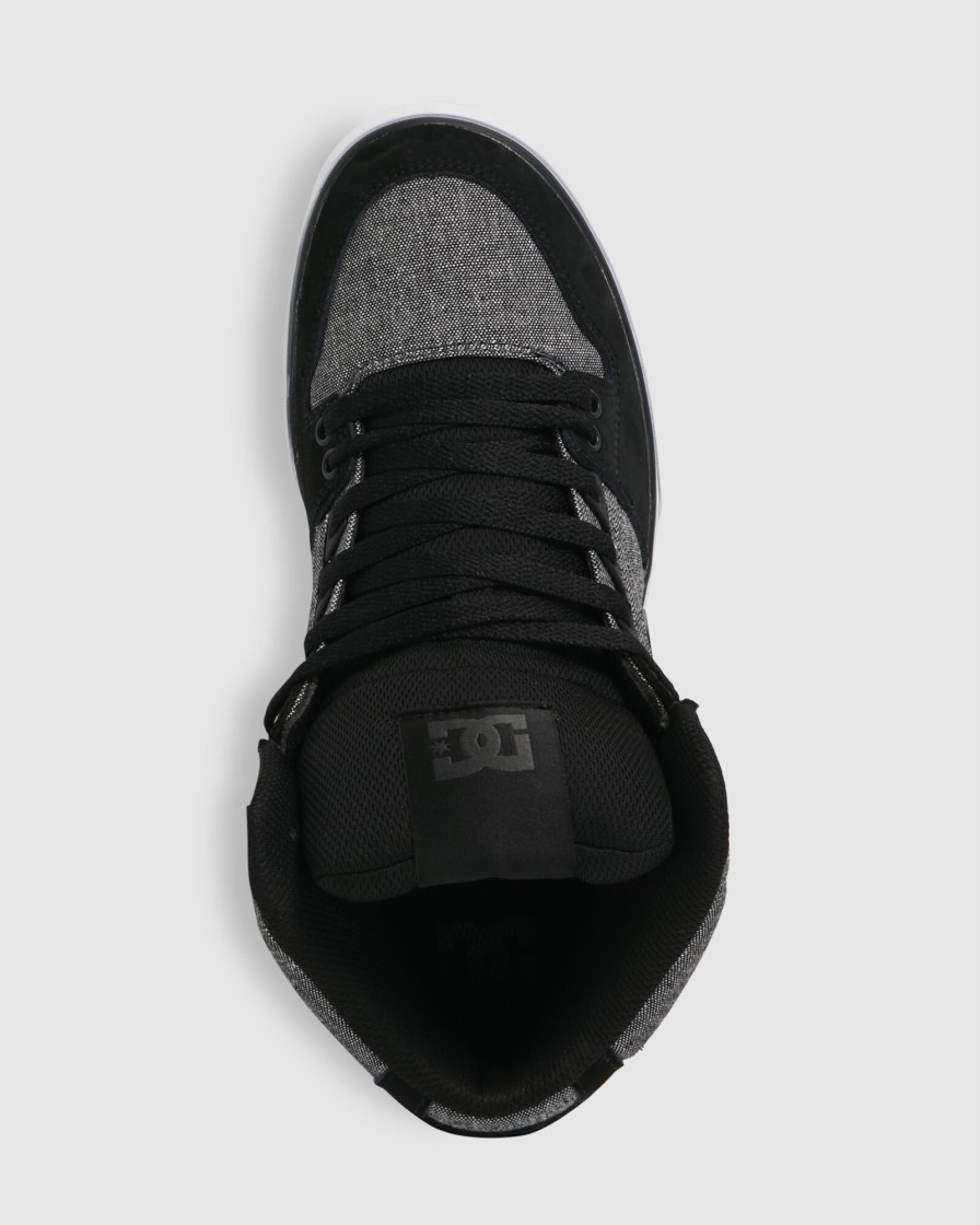 Men DC SHOES Sneakers | Men'S Pure High-Top Shoes