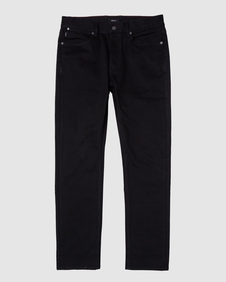 Men RVCA Jeans | Rvca Rockers Skinny Denim Jeans