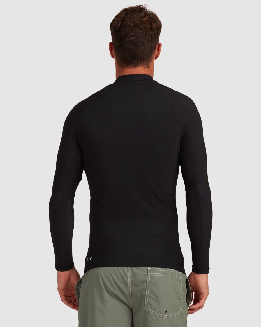 Men QUIKSILVER Rashvests | Mens Heater Long Sleeve Upf 50 Rashguard