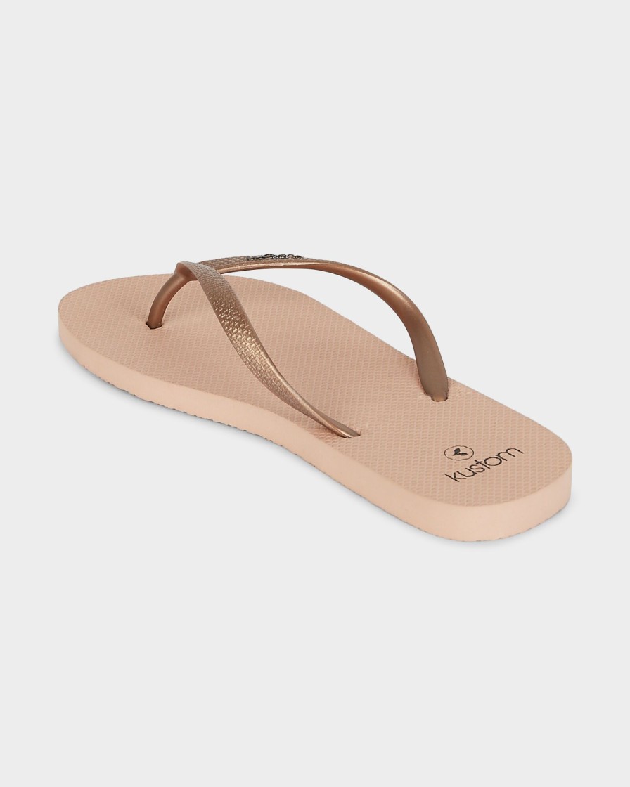 Women KUSTOM Sandals | Classic Rose Tan 2Fa