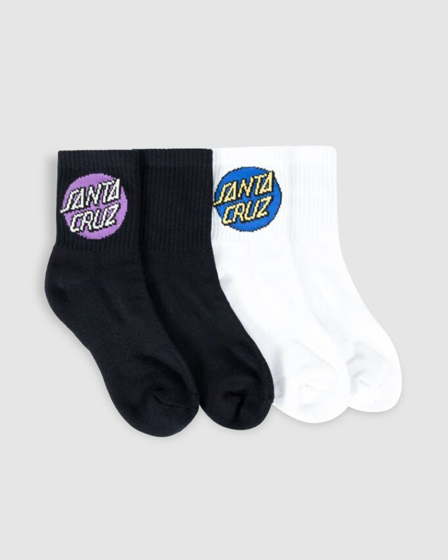 Youth SANTA CRUZ Accessories | Other Dot Mid Sock 2-8 Mlt