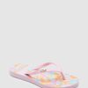 Youth ROXY Footwear | Girls Viva Stamp Sandals