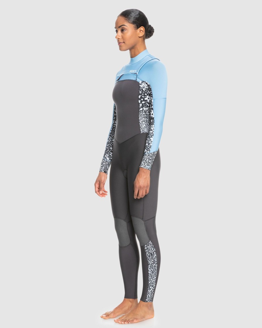 Women ROXY Wetsuits | Womens 3/2Mm Swell Series Chest Zip Wetsuit