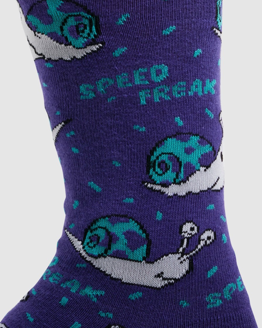 Men KUSTOM Socks & Underwear | Snails Purple Multi