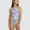 Youth ROXY Clothing | Girls 6-16 Funky Palm Vest Topini Two-Piece Bikini Set