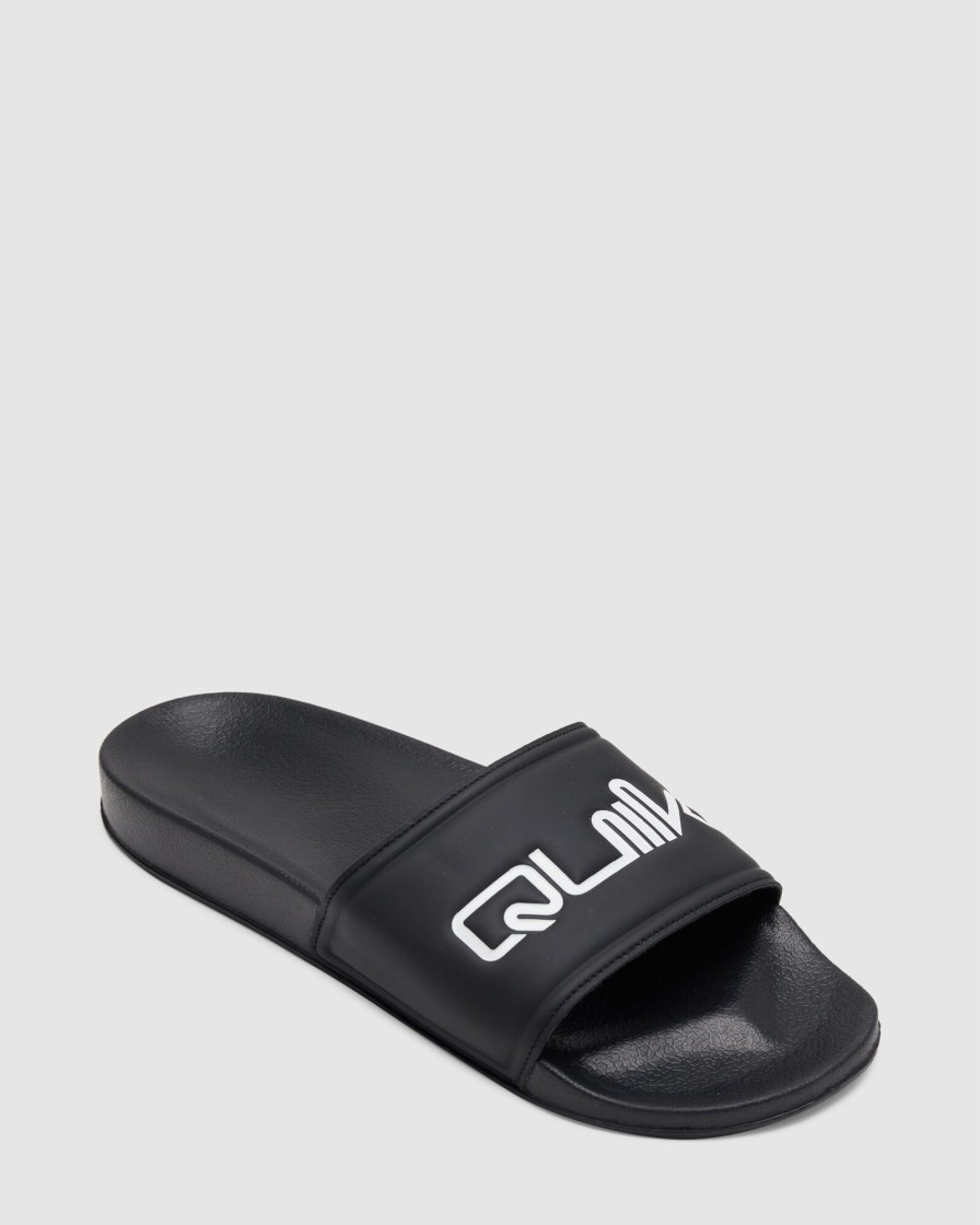 Men QUIKSILVER Slides | Mens Sessions Slide Slider Sandals