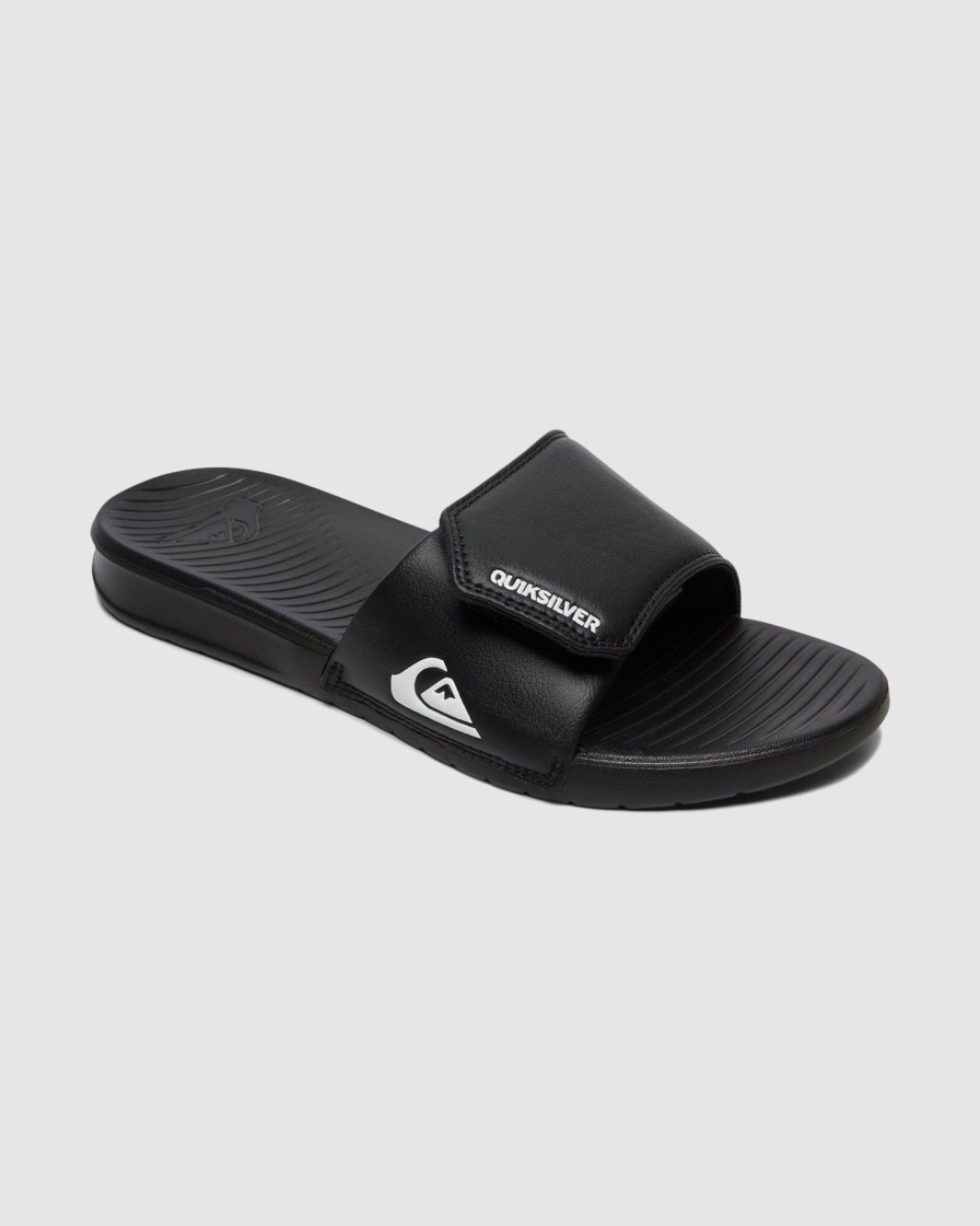 Women QUIKSILVER Slides | Mens Bright Coast Adjustable Sliders