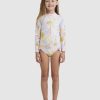 Youth BILLABONG Clothing | Girls 0-5 Beach Party One Piece Rash Vest