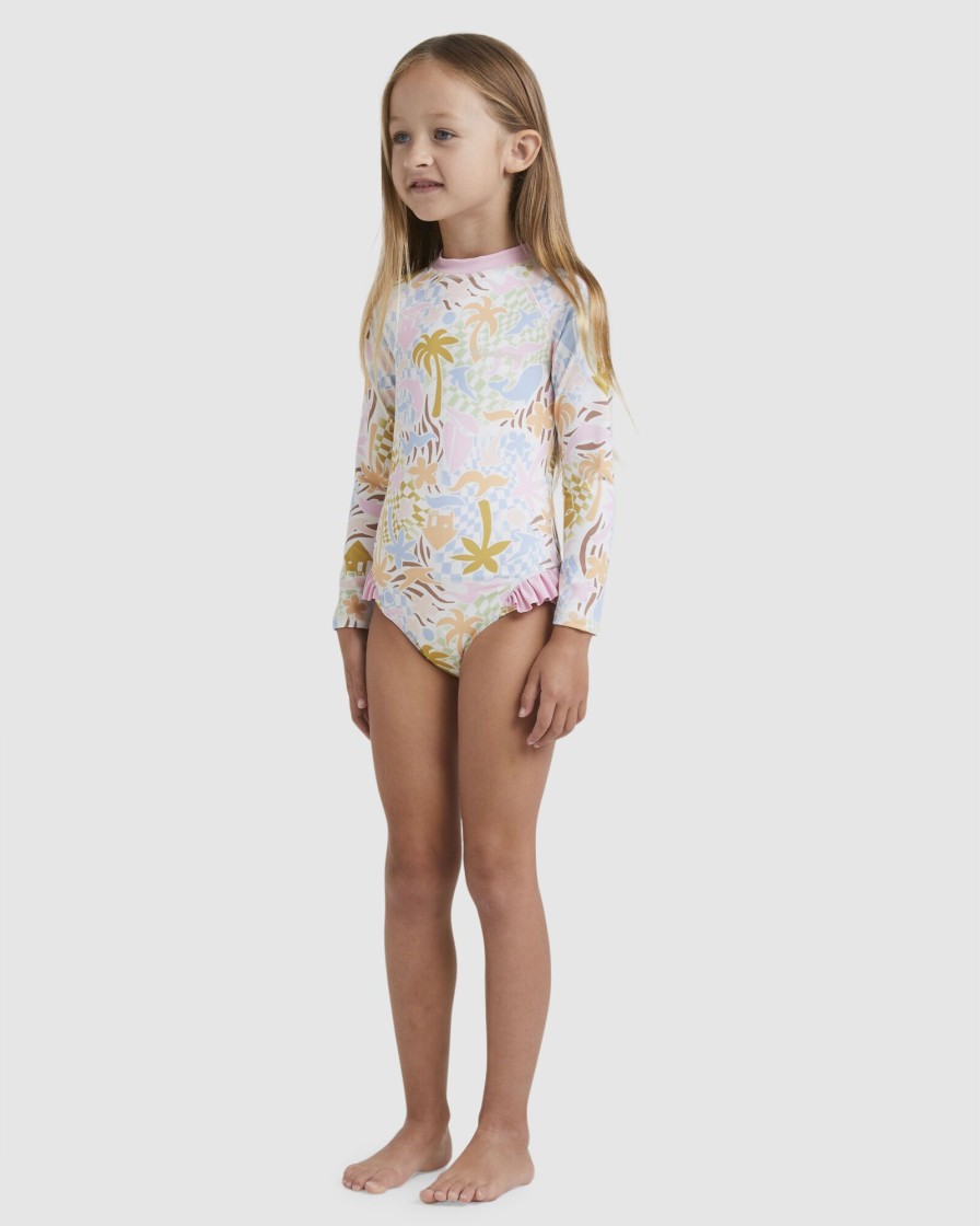 Youth BILLABONG Clothing | Girls 0-5 Beach Party One Piece Rash Vest