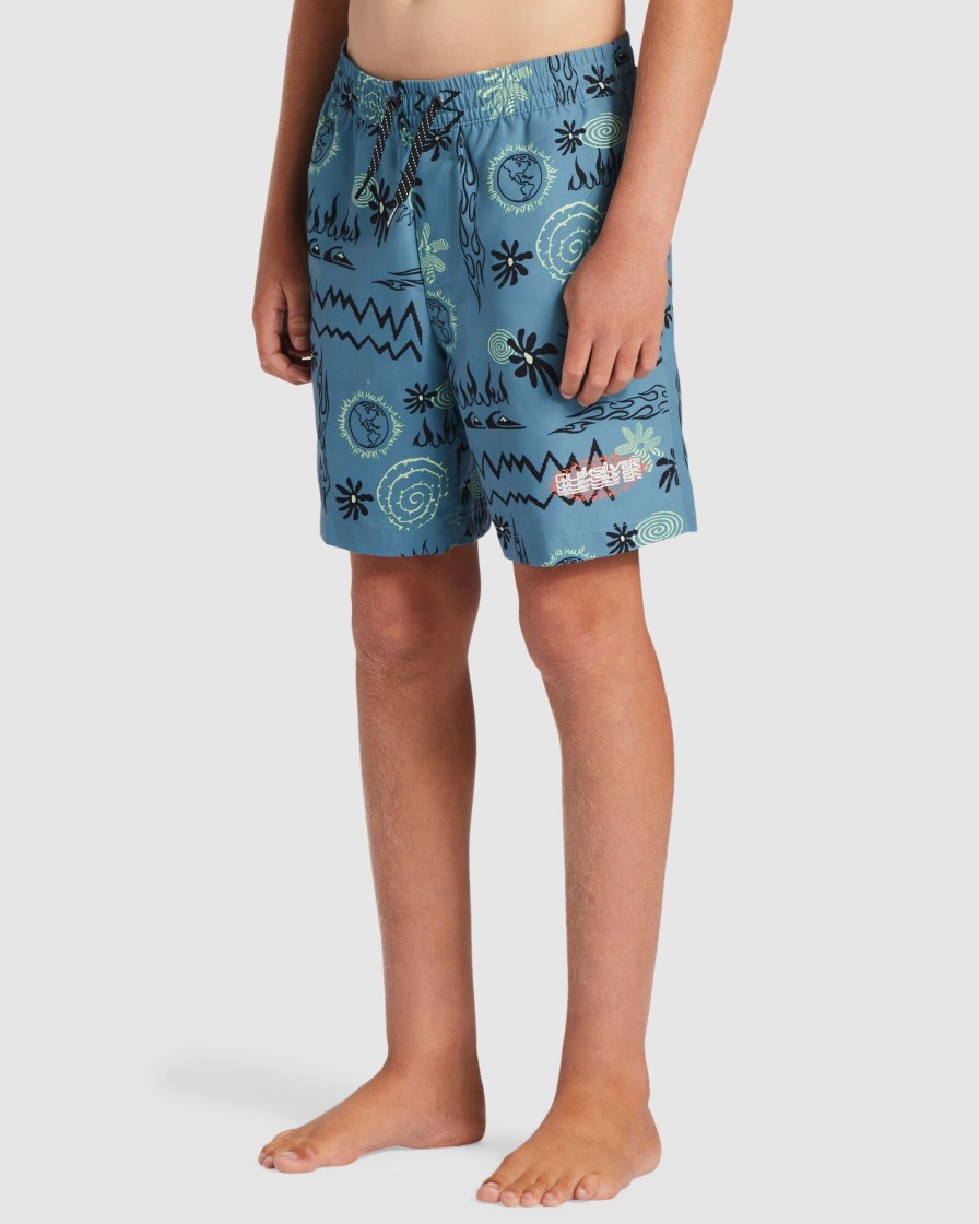 Youth QUIKSILVER Clothing | Boys 8-16 Radical Volley Swim Shorts