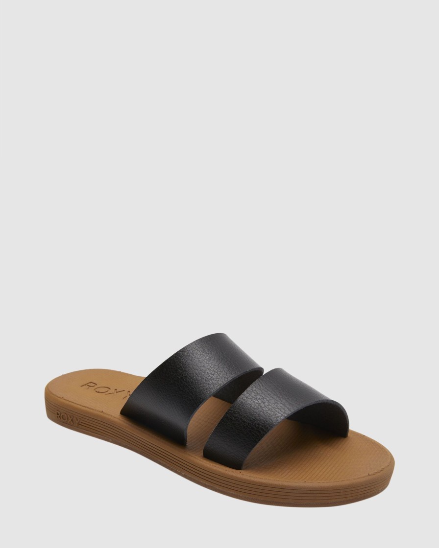 Women ROXY Slides | Womens Coastal Cool Sandals