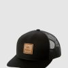 Men RVCA Headwear | Va All The Way Curved Brim Trucker Hat