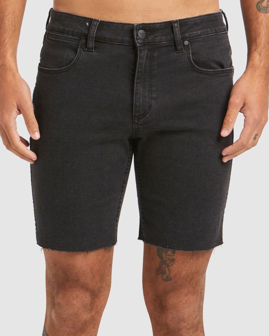 Men WRANGLER Shorts | Smith Short Good Vibes Black