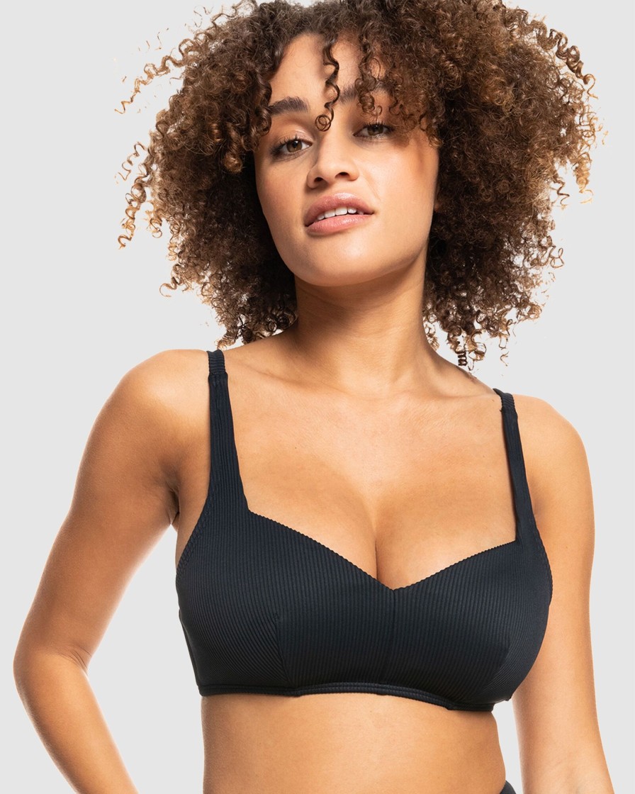 Women ROXY Bikini Tops | Womens Roxy Love The Sun Ray Bikini Top